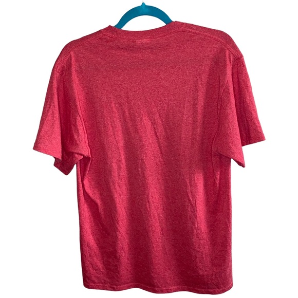 Red Love Oklahoma Graphic Short Sleeve Tee Shirt - Picture 2 of 3